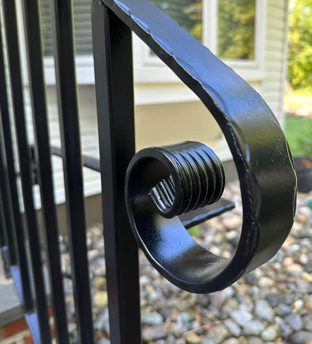 Exterior Iron Handrail Design